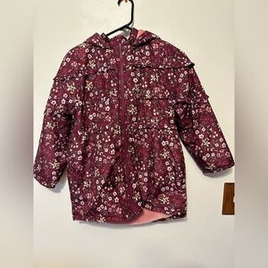 Penelope Mack Burgundy Floral Jacket for Kids